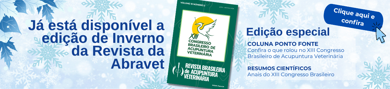 Já está disponível a edição de Inverno da Revista da ABRAVET — clique para baixar o PDF